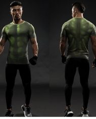 Hulk Dark Green Compression Shirt 4