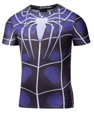 Purple Spiderman Compression Shirt 1